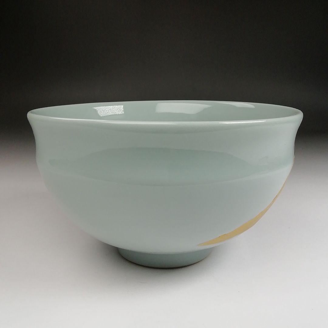 茶碗 天空富嶽 二代 手塚玉堂 共箱 抹茶碗 茶道具 ヒビヤ 芽衣