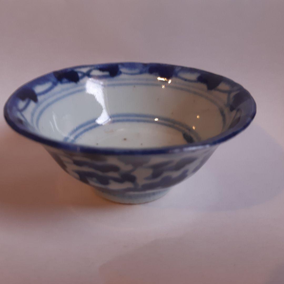 古染付け　明　盃　皿