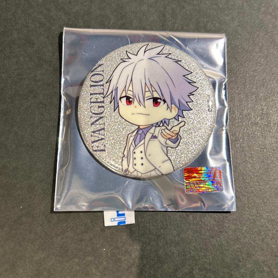 エヴァンゲリオン 渚カヲル展 IDカード入りカードケース&缶バッヂ&映画