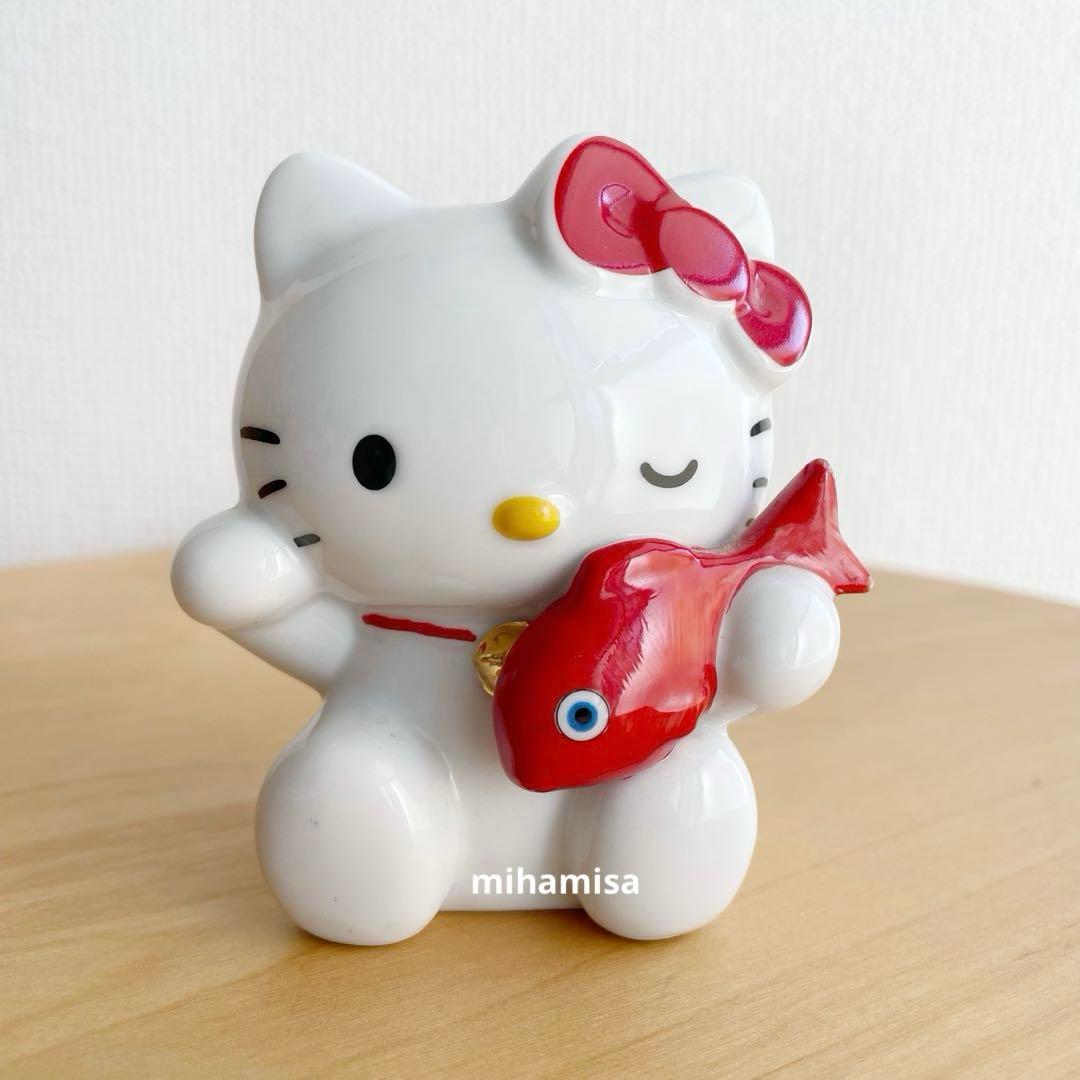 ハローキティ キティちゃん ☆ 貯金箱 招き猫 七福神恵比寿様 鯛 レア