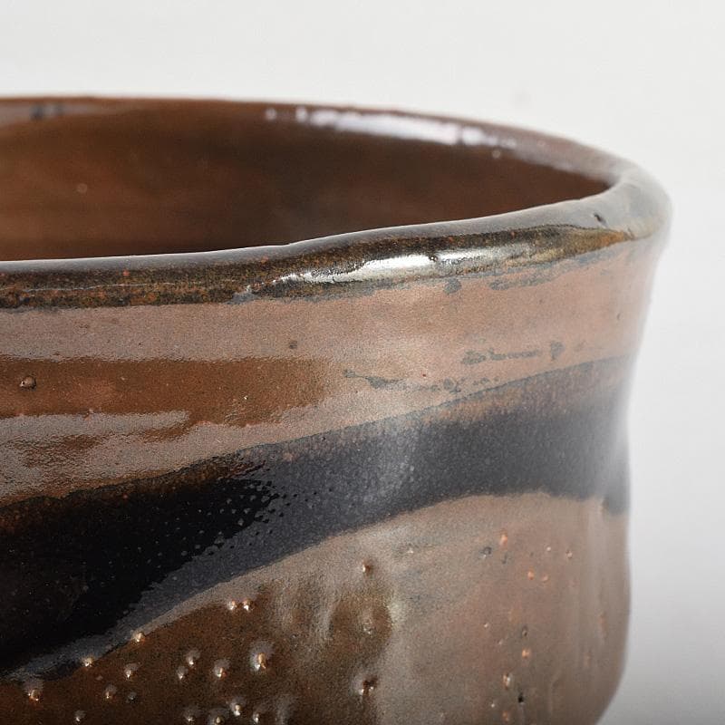 Mikan 様専用 濱田庄司作 鉄釉 茶碗 仕覆付 共布共箱 V R8790 - メルカリ