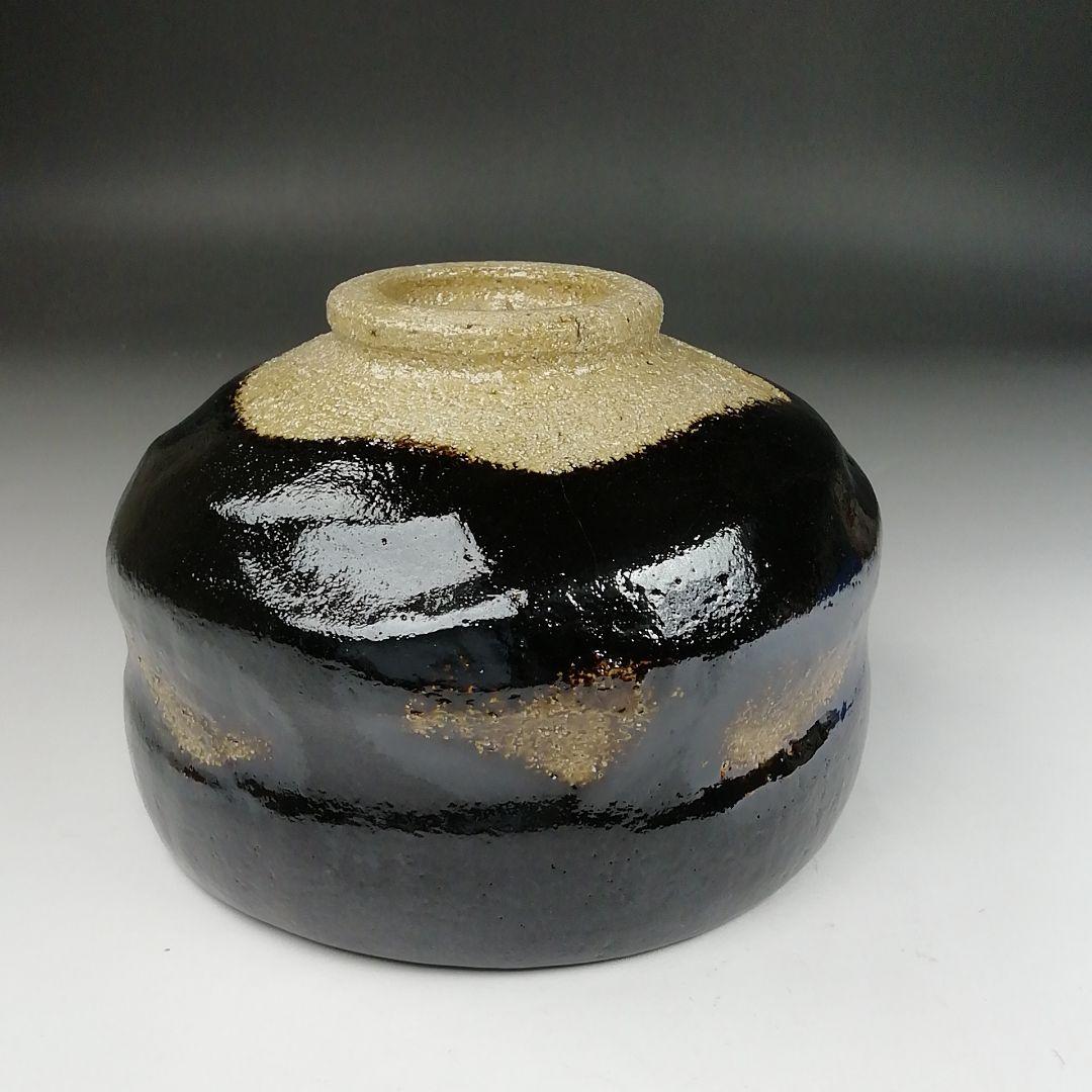 T428 茶碗 『黒楽茶碗』『佐々木松楽 造』『前大徳寺 佐藤朴堂 書付』