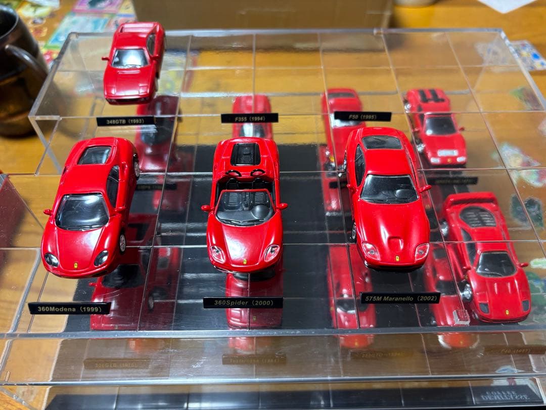 ダイドーデミタス　Ferrari フェラーリ ミニカー 19台セット