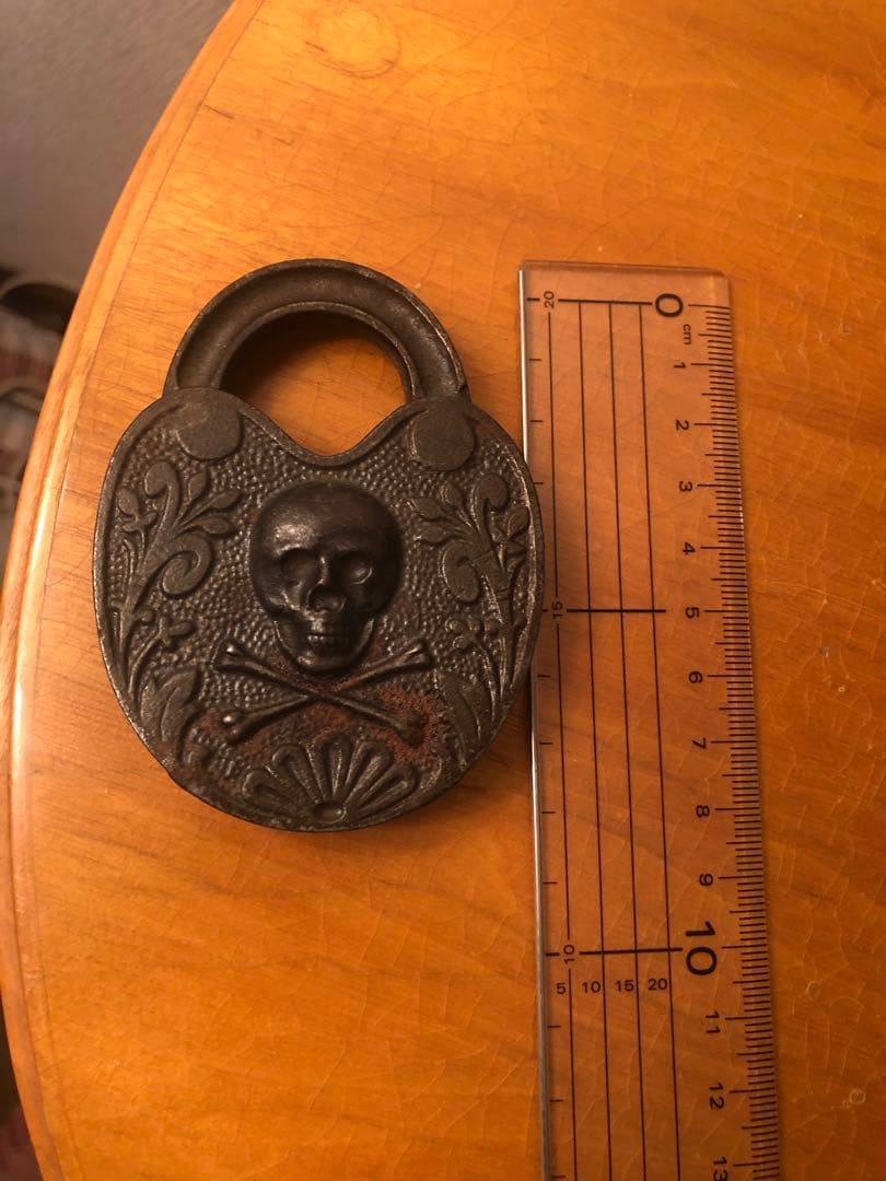 アンティーク 19s スカル 髑髏 骸骨 インダストリアル ビンテージ レトロ