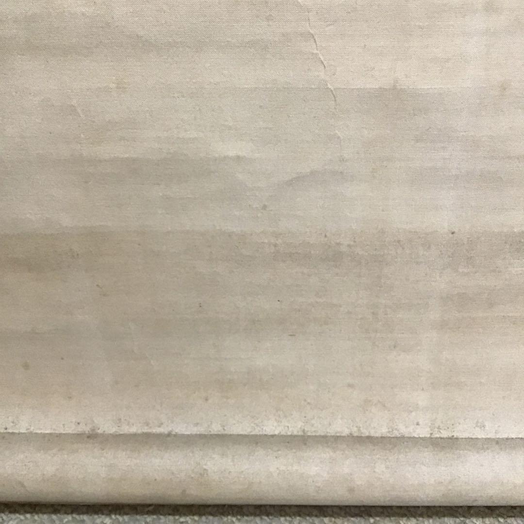 K茶道具 掛軸 「寒牡丹と雀」の図 岸燕作 配送用桐箱 S178KJ - メルカリ