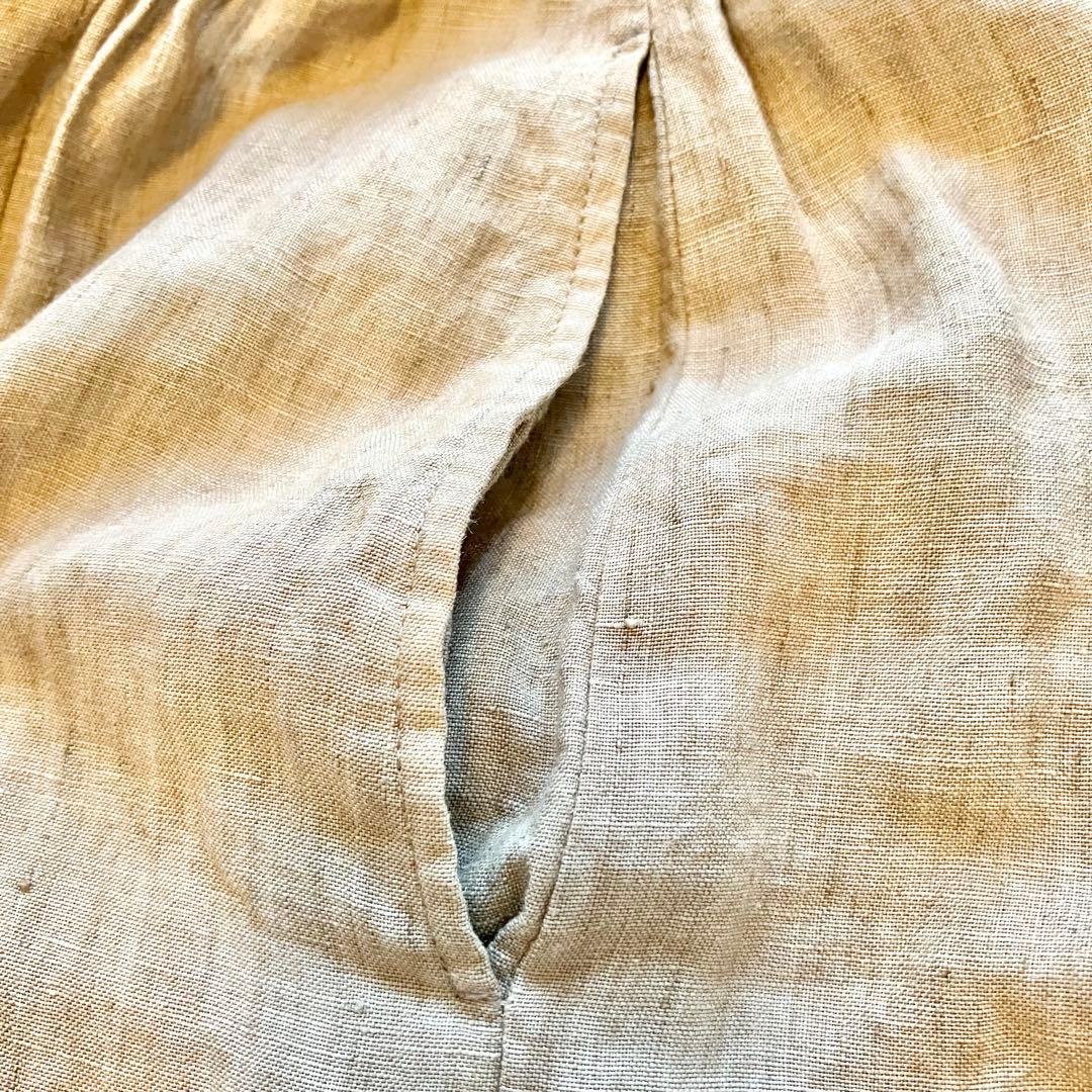 トムソーヤ★芽風 mefu メフウ センソユニコ リネン ワイドパンツ