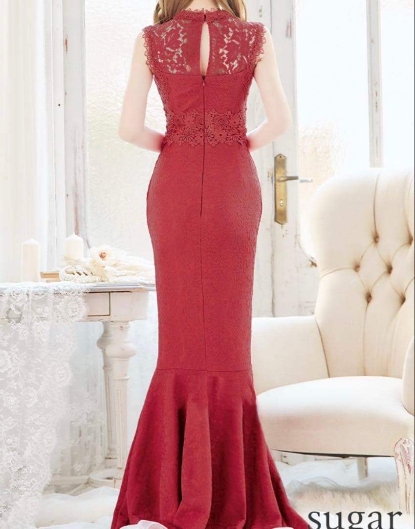 UNA VALERIE ロングドレス　赤