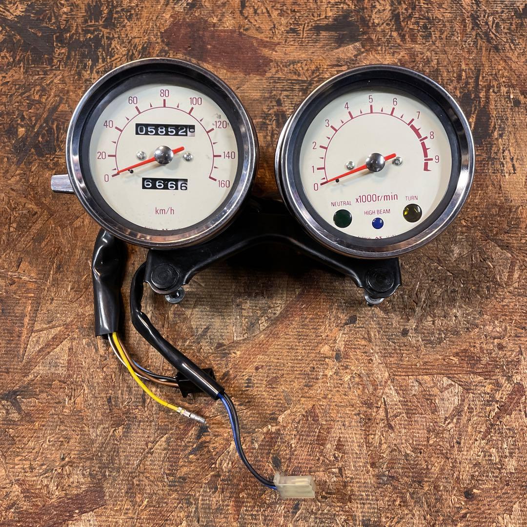 SR400用純正スピード&タコメーターセット中古品 - メルカリ
