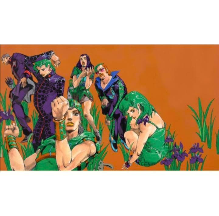 ジョジョ 複製原画 JOJO 冒険の波紋 金沢 長崎 キービジュアル 二枚組