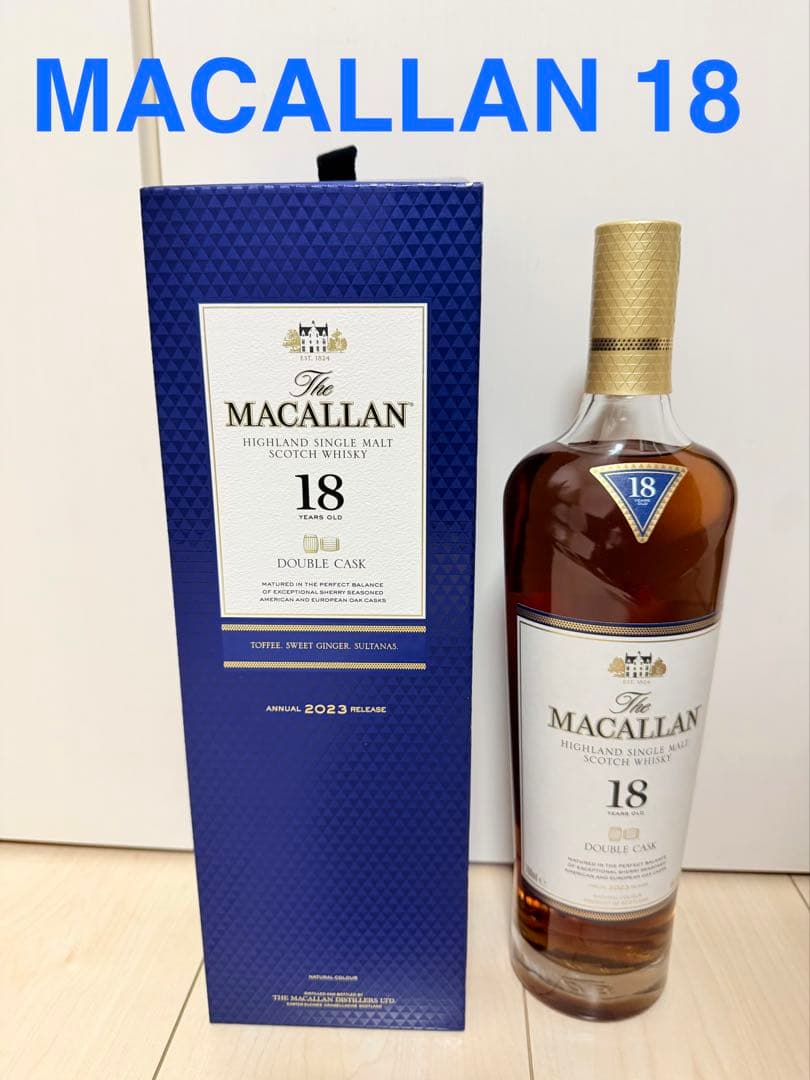 新品 ザ・マッカラン18年 ダブルカスク MACALLAN 18年 700ml - メルカリ