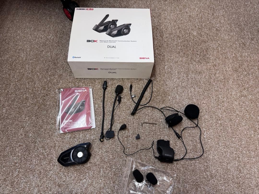 バイク用　インカム　SENA 30K 中古品　動作確認済み 2026年最新】Yahoo!オークション -sena30kインカムの中古品・新品・未
