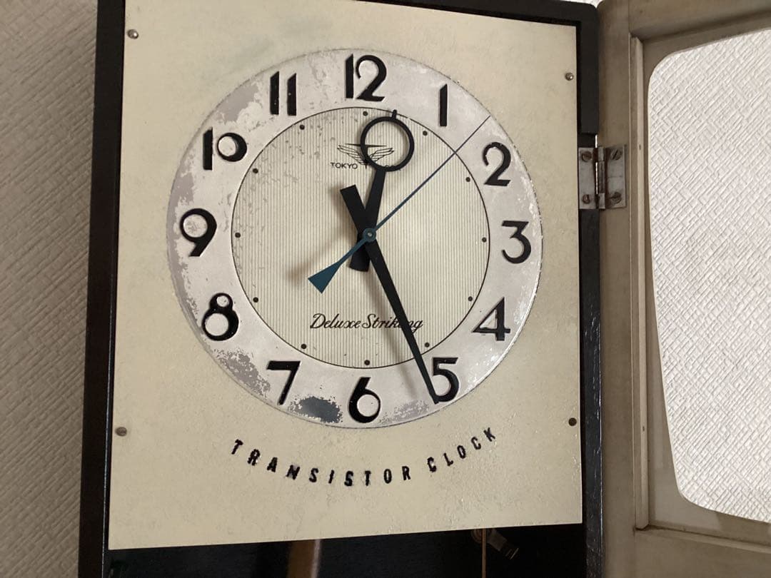 Tokyo clock(東京時計製造)トランジスター振り子時計　昭和30年代