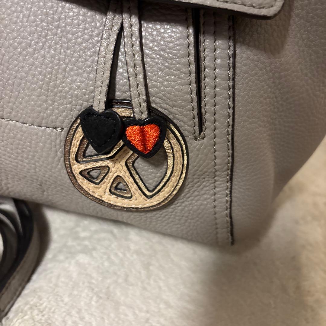 美品⭐️TORY BURCH PEACE&LOVE 2way ショルダーバック