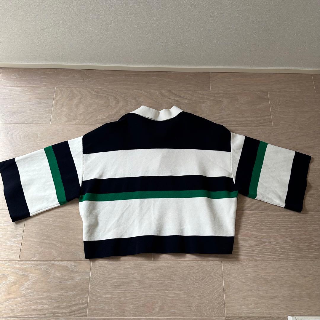 BEAUTY&YOUTH別注 NOUNLES ミニラガー ニットシャツ