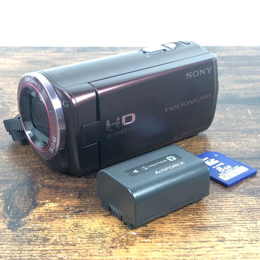 動作確認済 SONY HDR-CX270V ボルドーブラウン 内蔵メモリ32GB - メルカリ