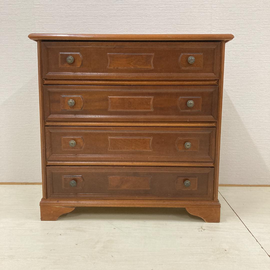 イギリス アンティーク 4段チェスト タンス 収納
