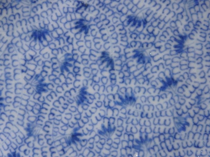 古伊万里 染付 微塵唐草の図 4寸皿 E409AS-CUt - メルカリ