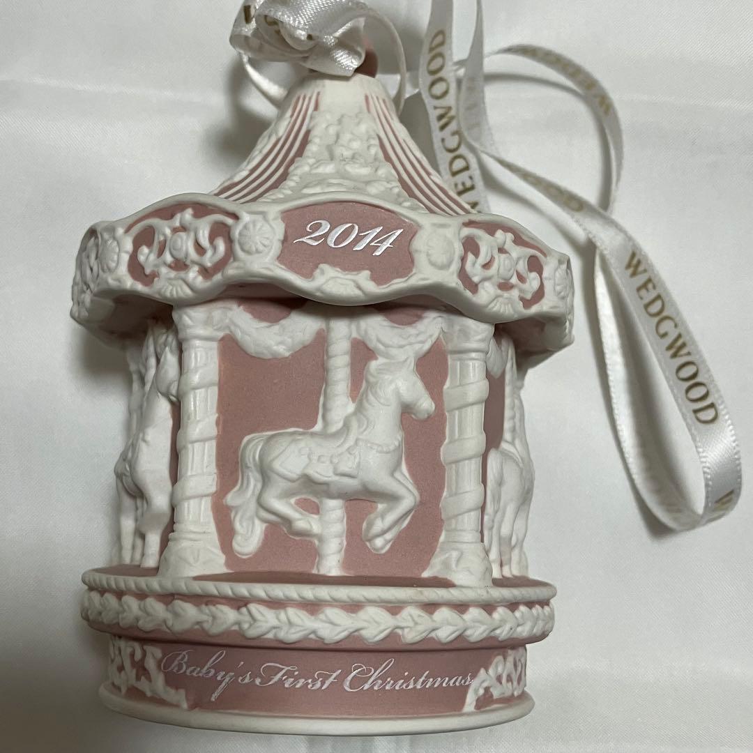  オーナメント 2014 ピンク カルーセル ウェッジウッド 馬 WEDGWOOD オーナメント 2014 ピンク カルーセル ウェッジウッド 馬