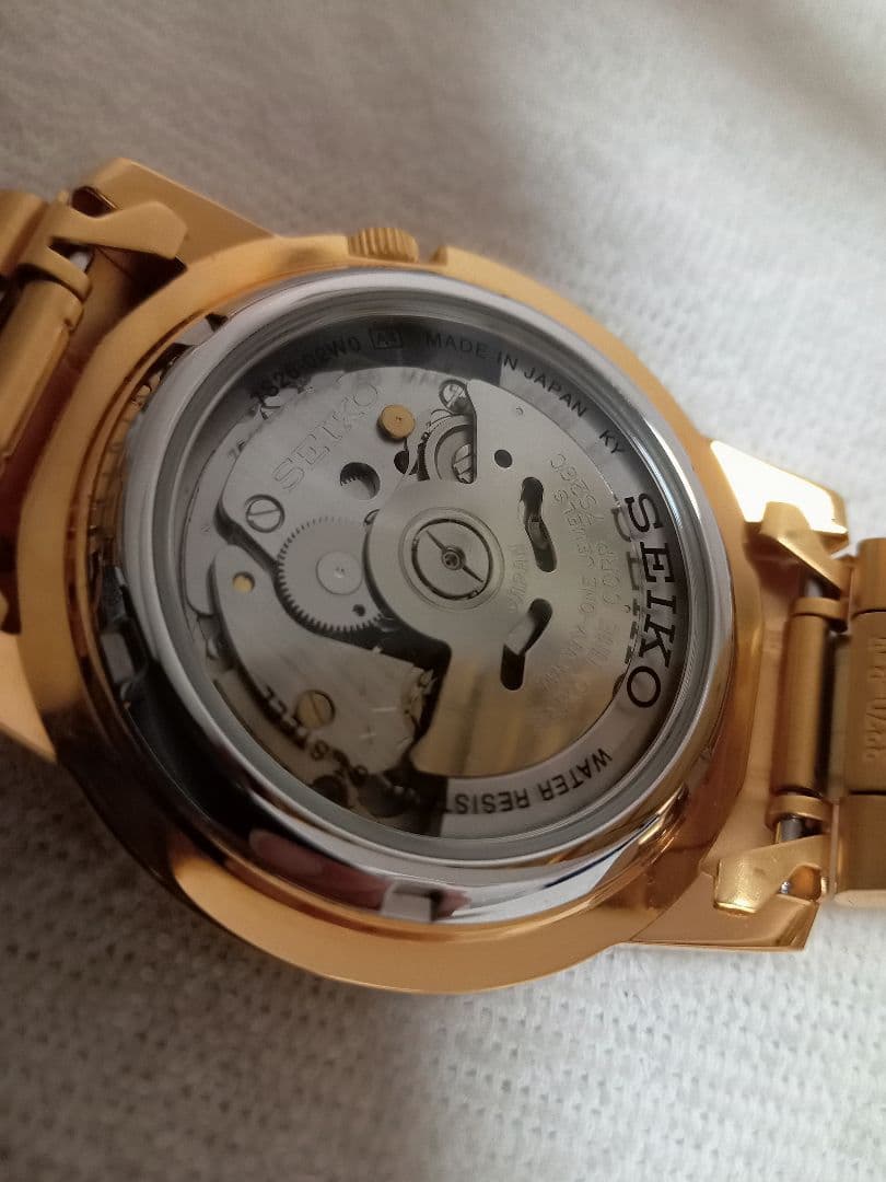 【けん】SEIKO　機械式自動巻　AUTOMATIC　フルゴールド　美品