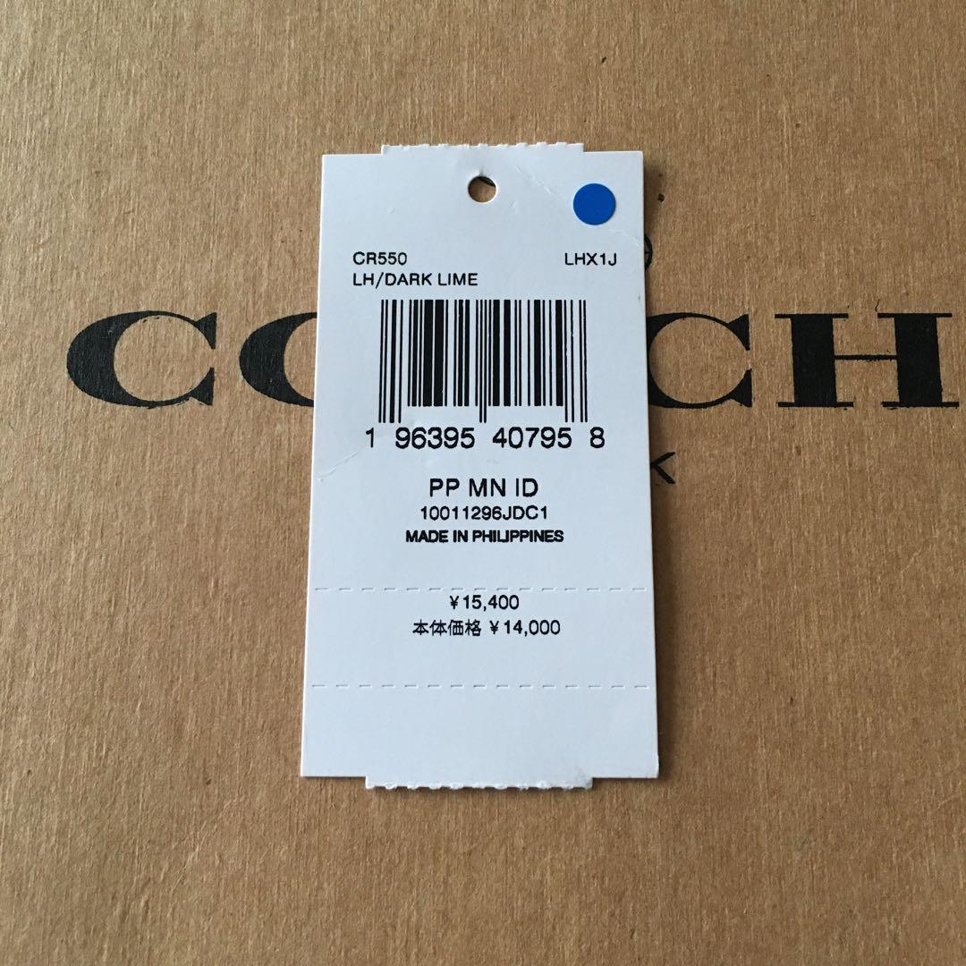 新品　 COACH コーチ 定価15,400円 スキニー ID ケース 財布