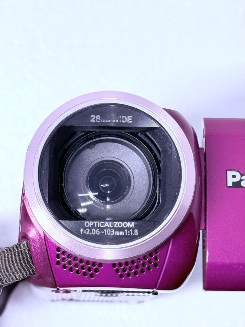 Panasonic HC-V550M レッド 動作確認済 HDビデオカメラ