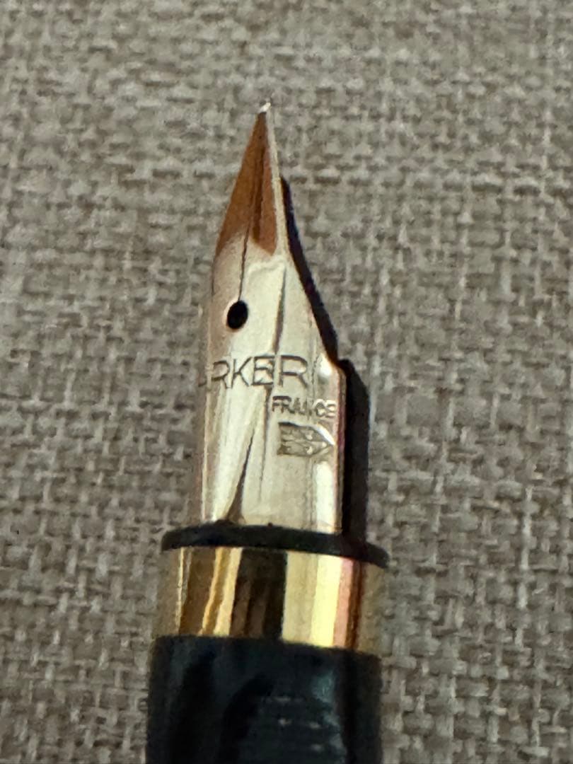 パーカー ワインレッド 万年筆&シャープペン2本セット 1980