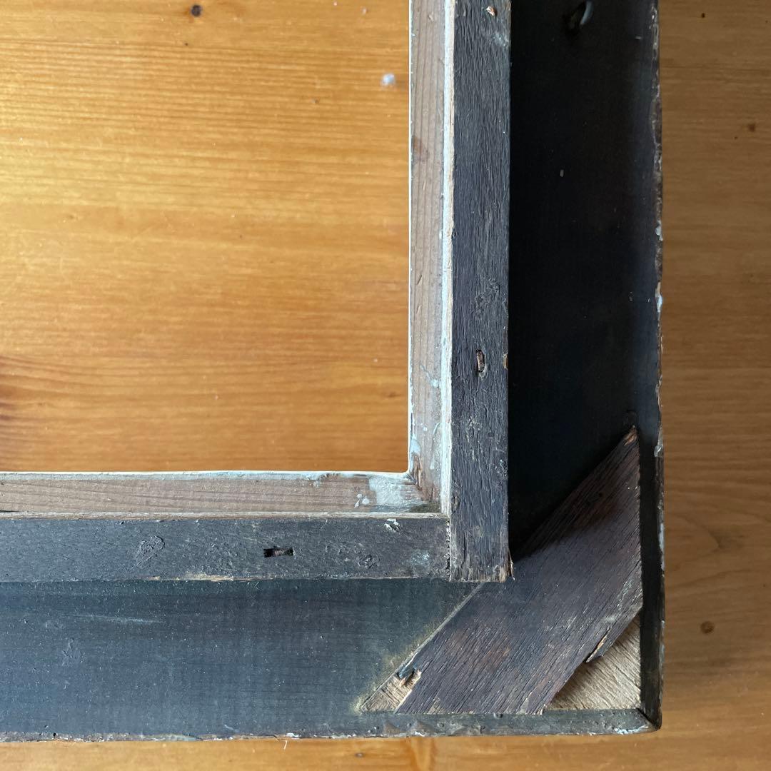 油絵用額縁 F6号 木製 ハンドクラフト ヴィンテージ