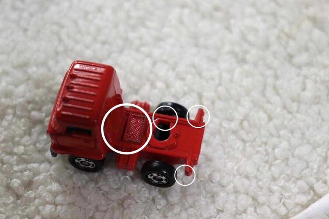 日本製　トミカ　日野　バルクトレーラー　19 赤箱