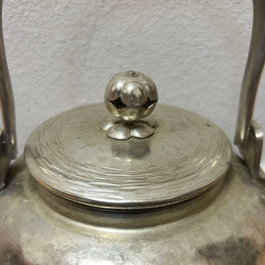 銀瓶（銀色仕上） 茶道具懐石茶箱鵬雲斎坐忘斎淡々斎即中斎