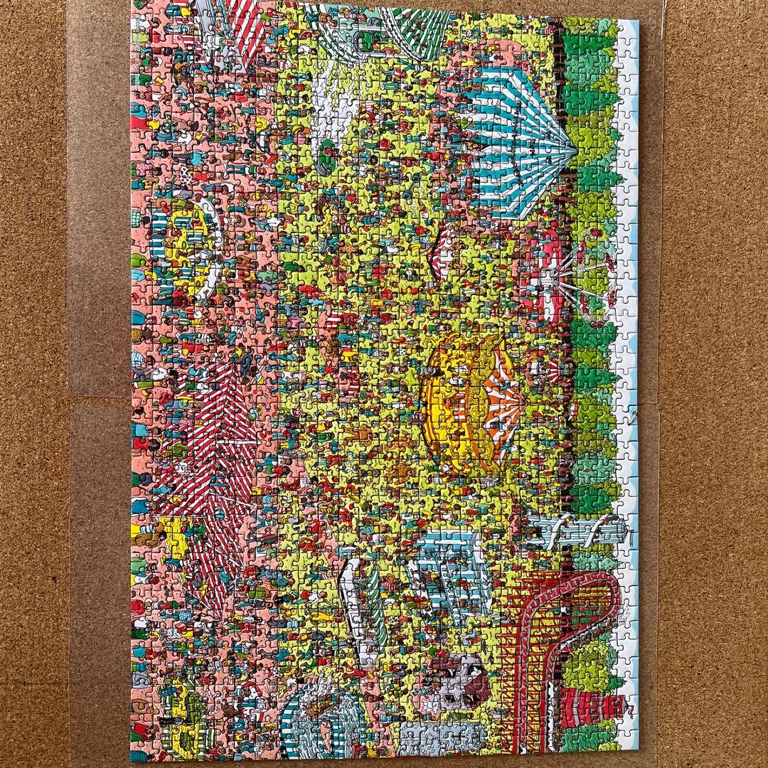 世界極小 1000ピース マイクロピース ジグソーパズル 4コ 専用フレーム2コ