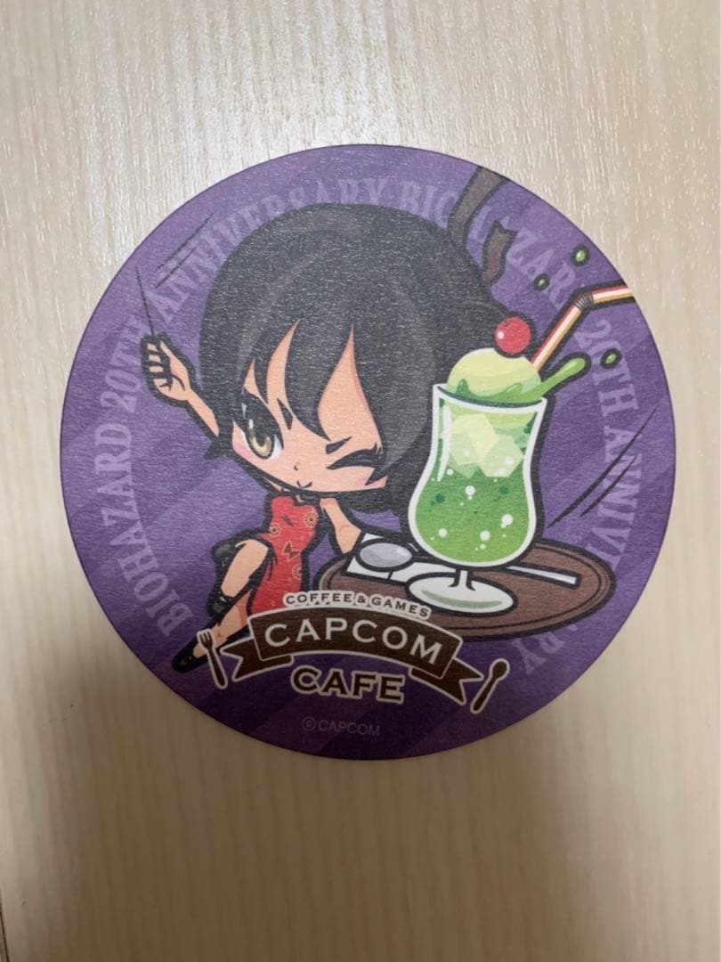 バイオハザード BIOHAZARD ウェスカー コースター 特典 カプコンカフェ