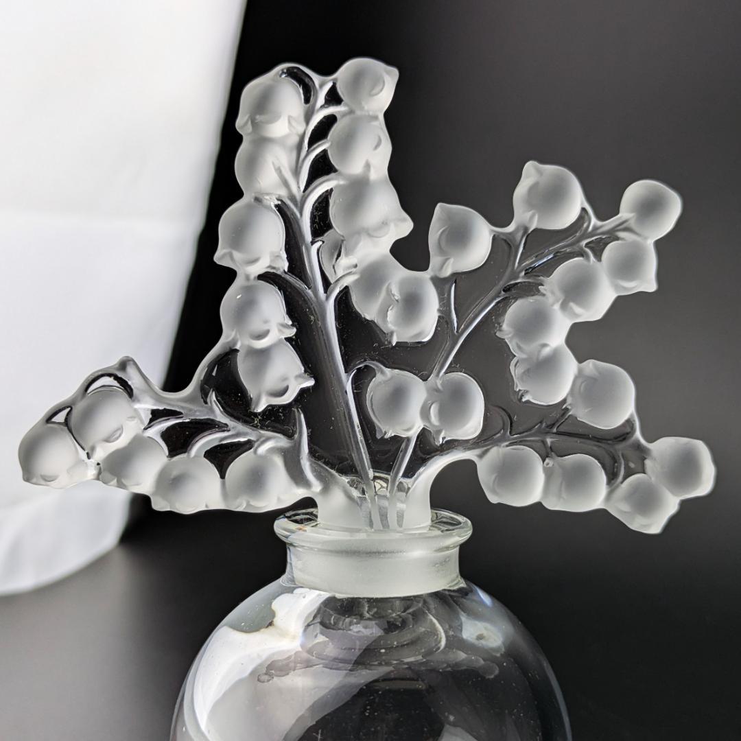 た*ん様 萌えるすずらん☆ラリック 香水瓶 クレールフォンテーヌ 12cm