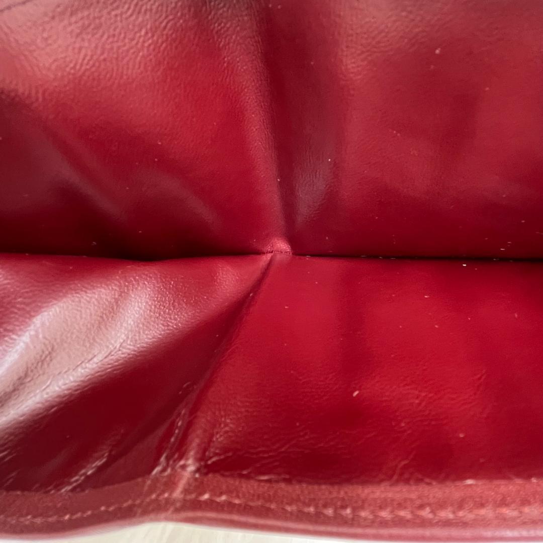 未使用級✨カルティエ　Cartier 三つ折り財布 マストライン　レザー