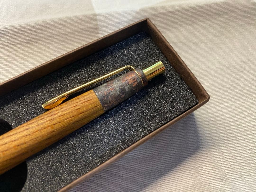 ボナン』 -木軸ペンの店- ボナンペン シーオーク ボールペン 真鍮金具