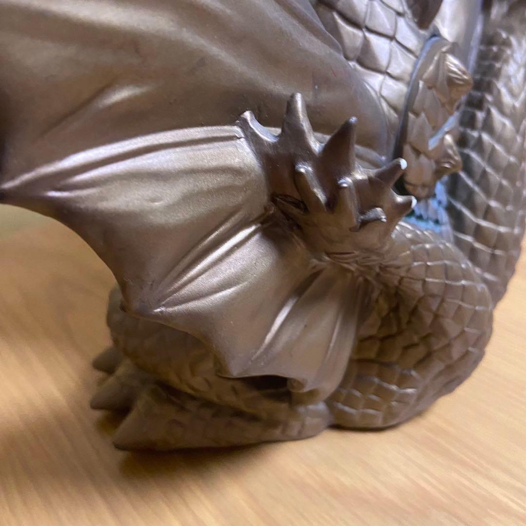 ユニファイブ　宇宙超怪獣 キングギドラ 貯金箱　ソフビ 5451