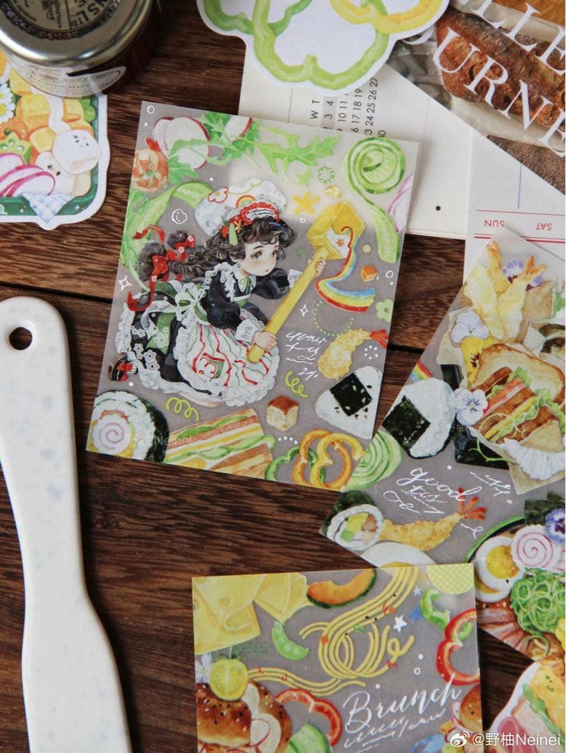 海外人物 マスキングテープ NeiNei 野柚 4点 ⚠️水晶pet（310287