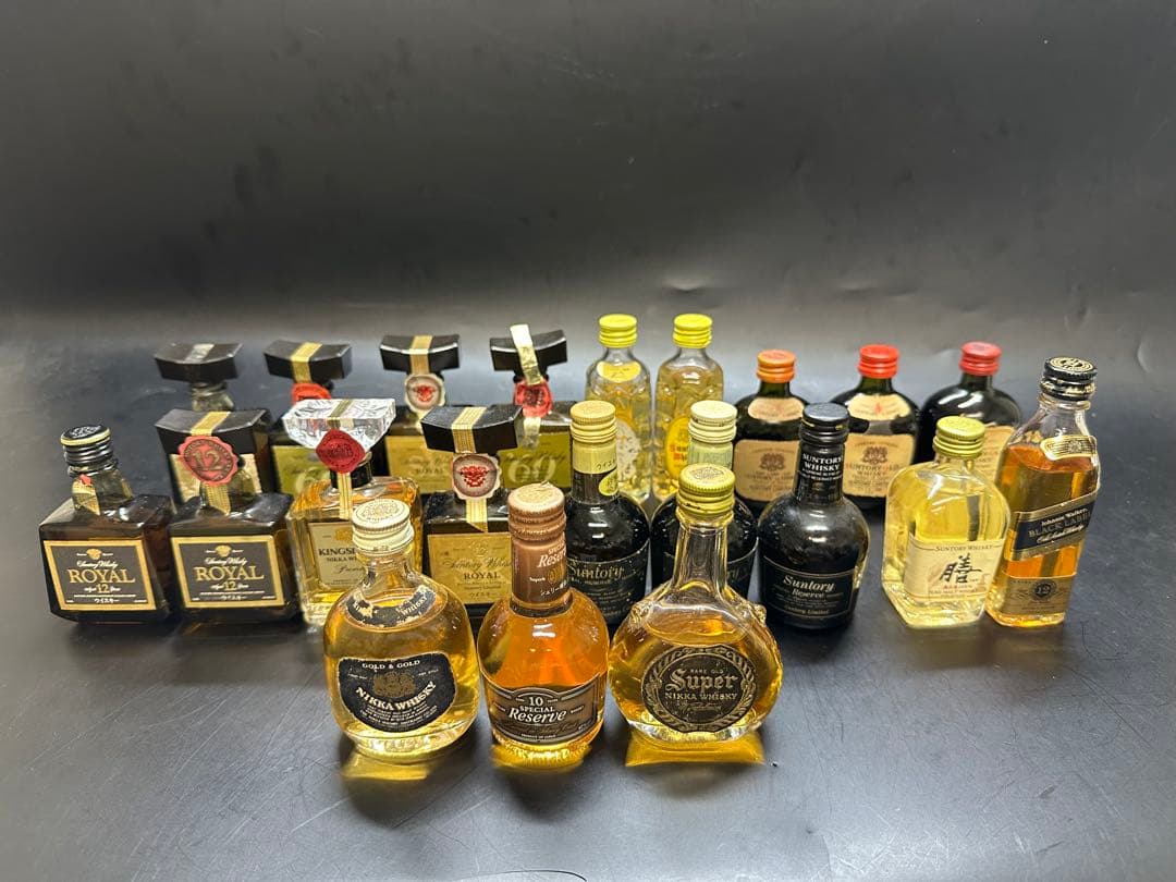 日本のウイスキーセット（ニッカ・サントリー）50ml ミニボトル