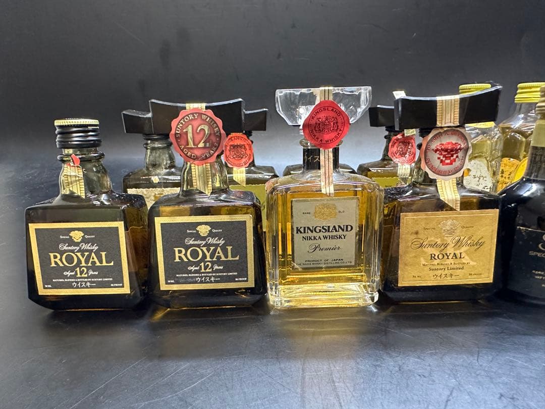 日本のウイスキーセット（ニッカ・サントリー）50ml ミニボトル