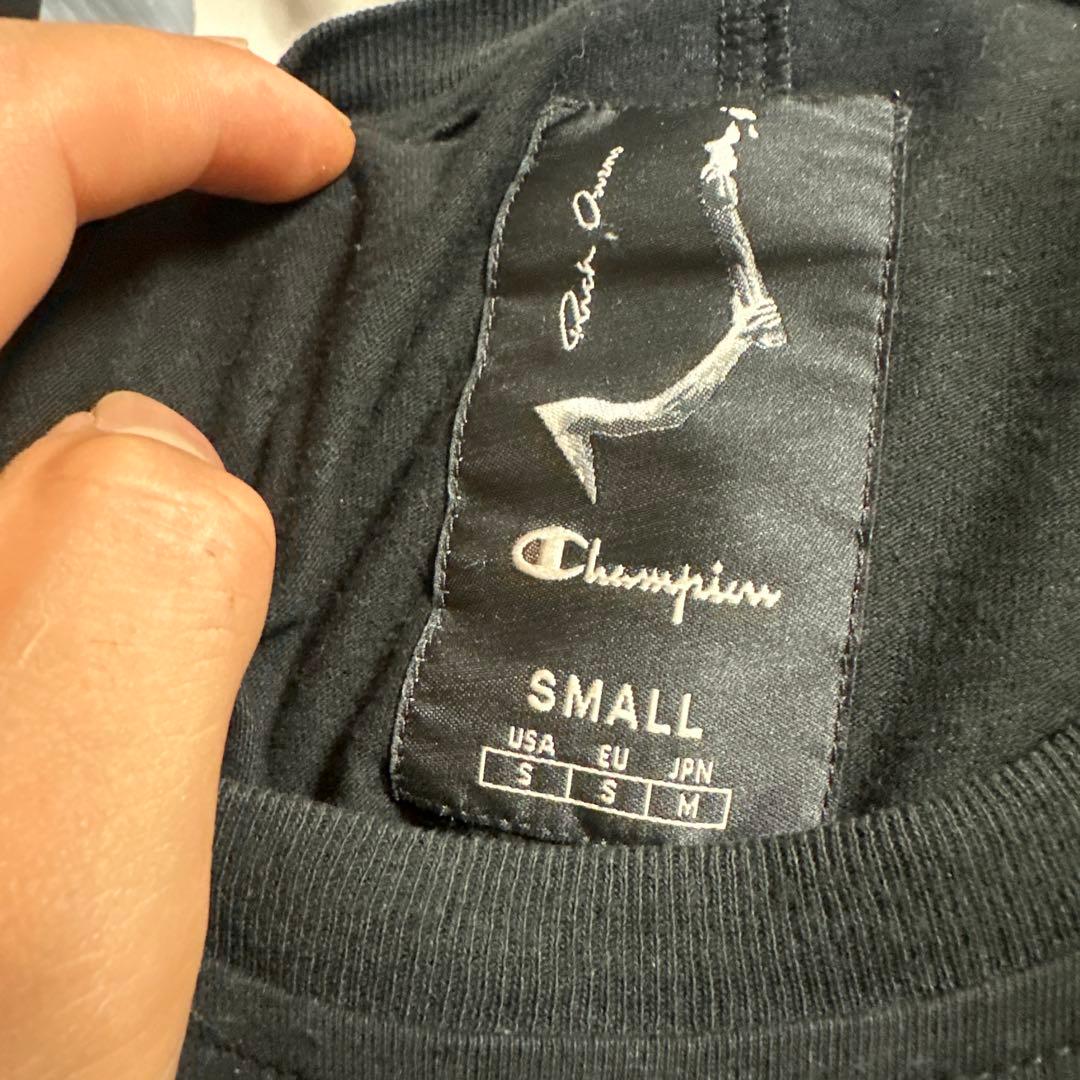 Rick Owens × Champion ノースリーブシャツ ブラック S
