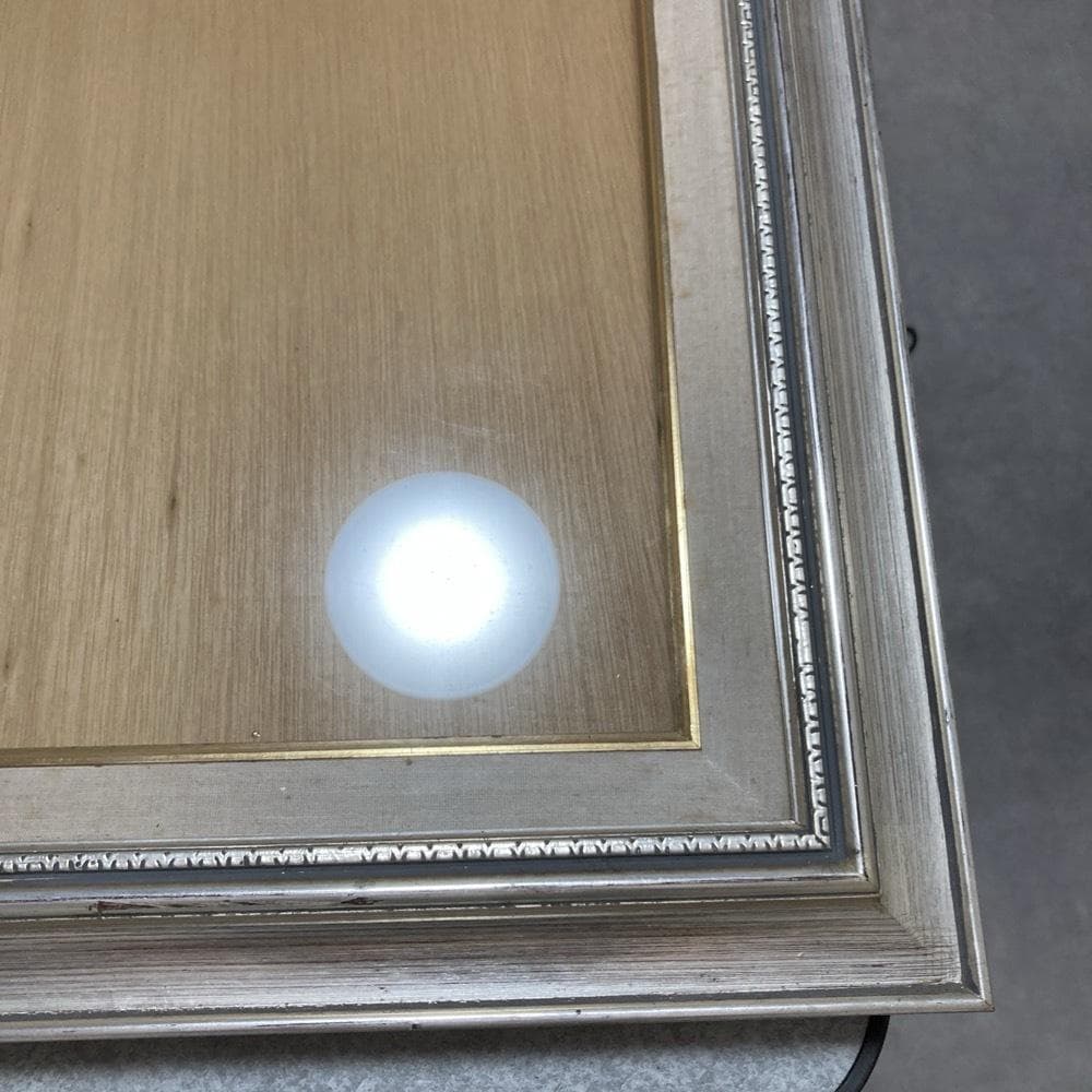 額縁 シルバー フレーム 空額 アートフレーム ガラス 絵 絵画 アート