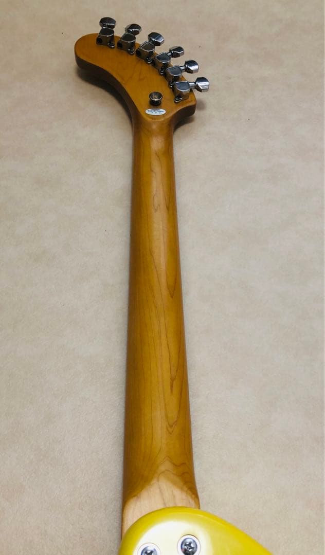 【美品】ZO-3 イエロー アンプ内蔵ミニギター ヘッドフォン端子付