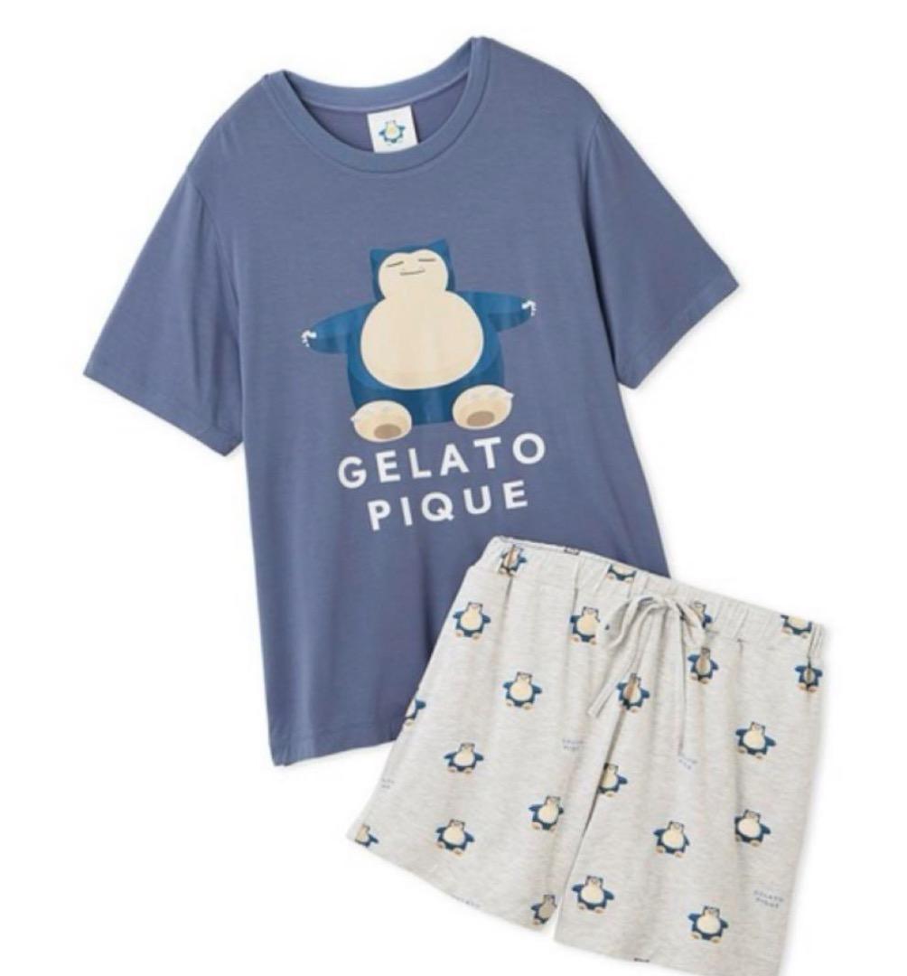 ジェラートピケポケモンカビゴンルームウェアネイビー新品未開封