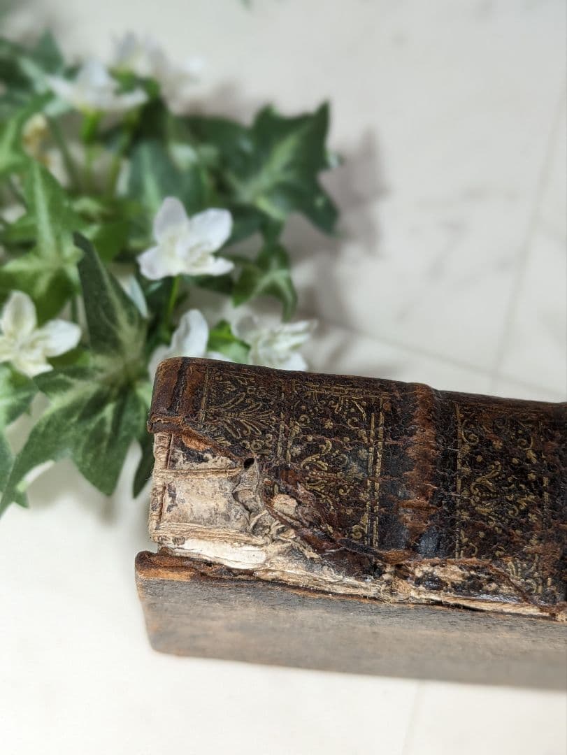 フランス アンティーク 洋書 パスカル パンセ 革装丁