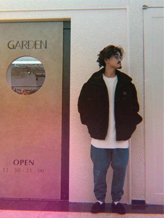 drole de monsieur ボアブルゾン　ブラック　完売品