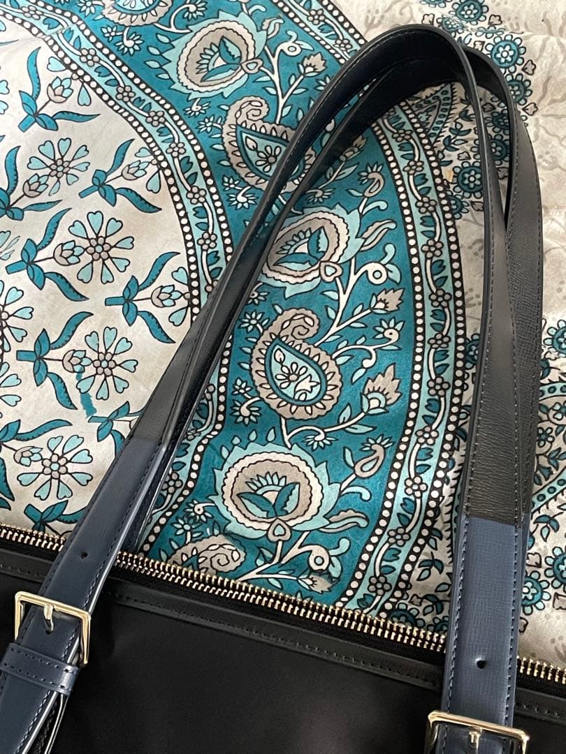 美品　ポールスミス　ビジネスバッグ　肩掛け　ナイロン　レザー