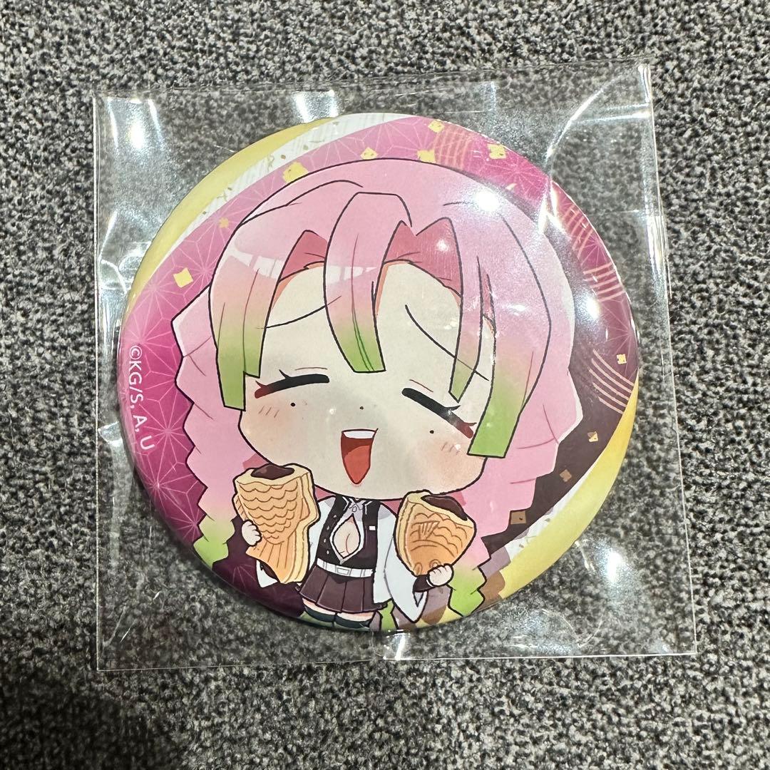 鬼滅の刃 セガ コラボカフェ たい焼き 缶バッジ 蜜璃 - メルカリ