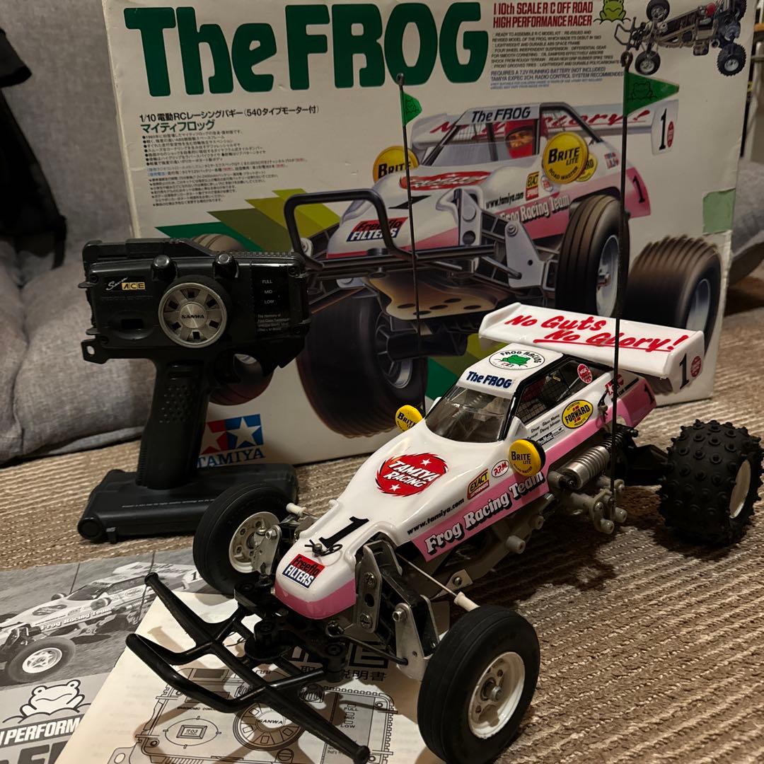 ☆タミヤ☆マイティフロッグ【プロポ※サーボ※モーター付】取説☆箱有り