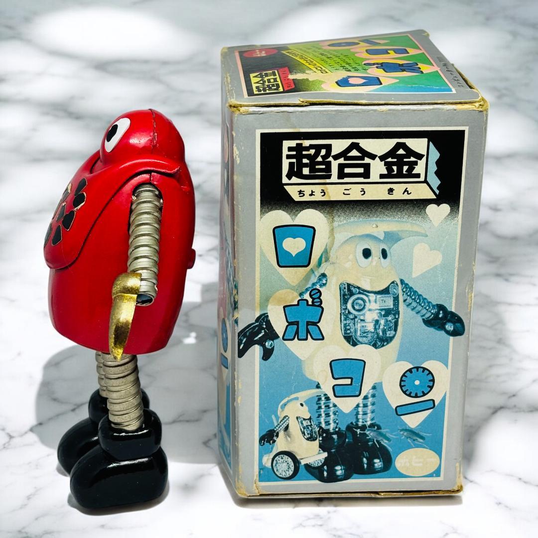 激希少】 がんばれロボコン 超合金 当時物 赤いボディのG級ロボット