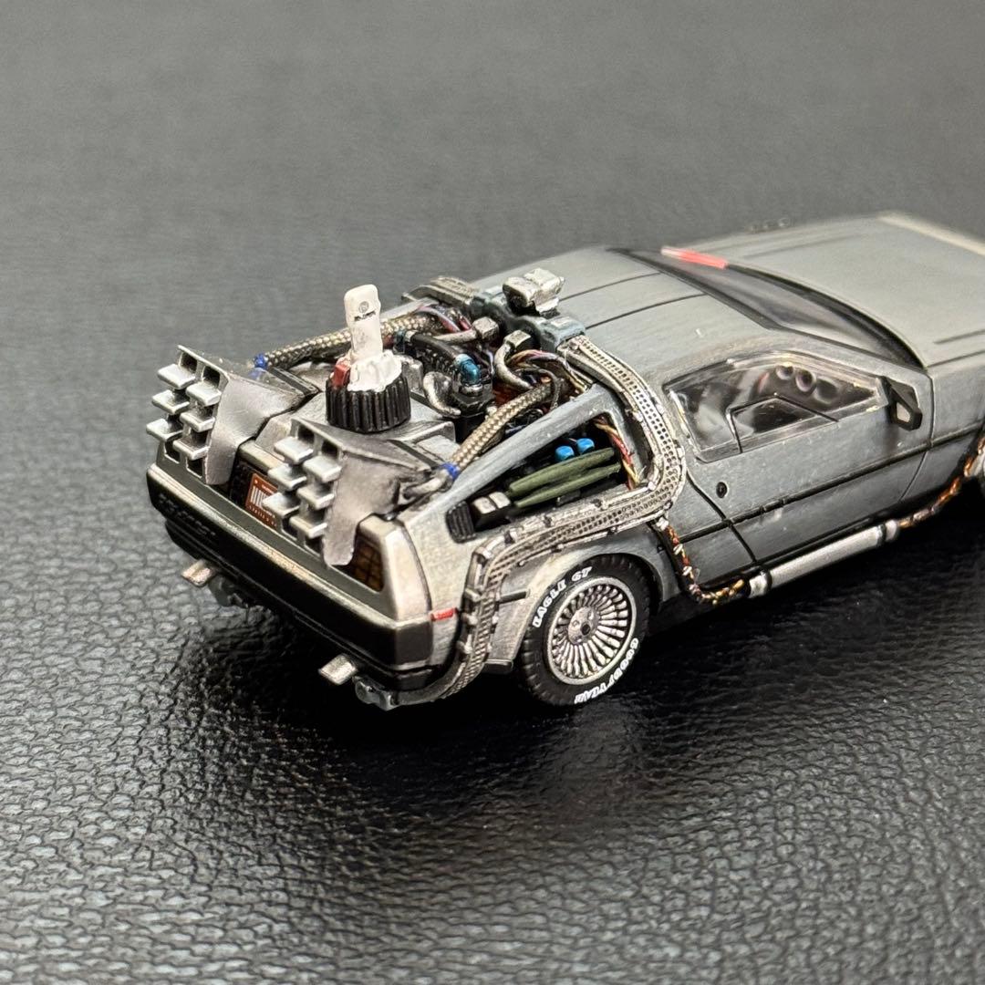 デロリアン Ⅱ カスタム品 1/64 MJモデル バックトゥザフューチャー②