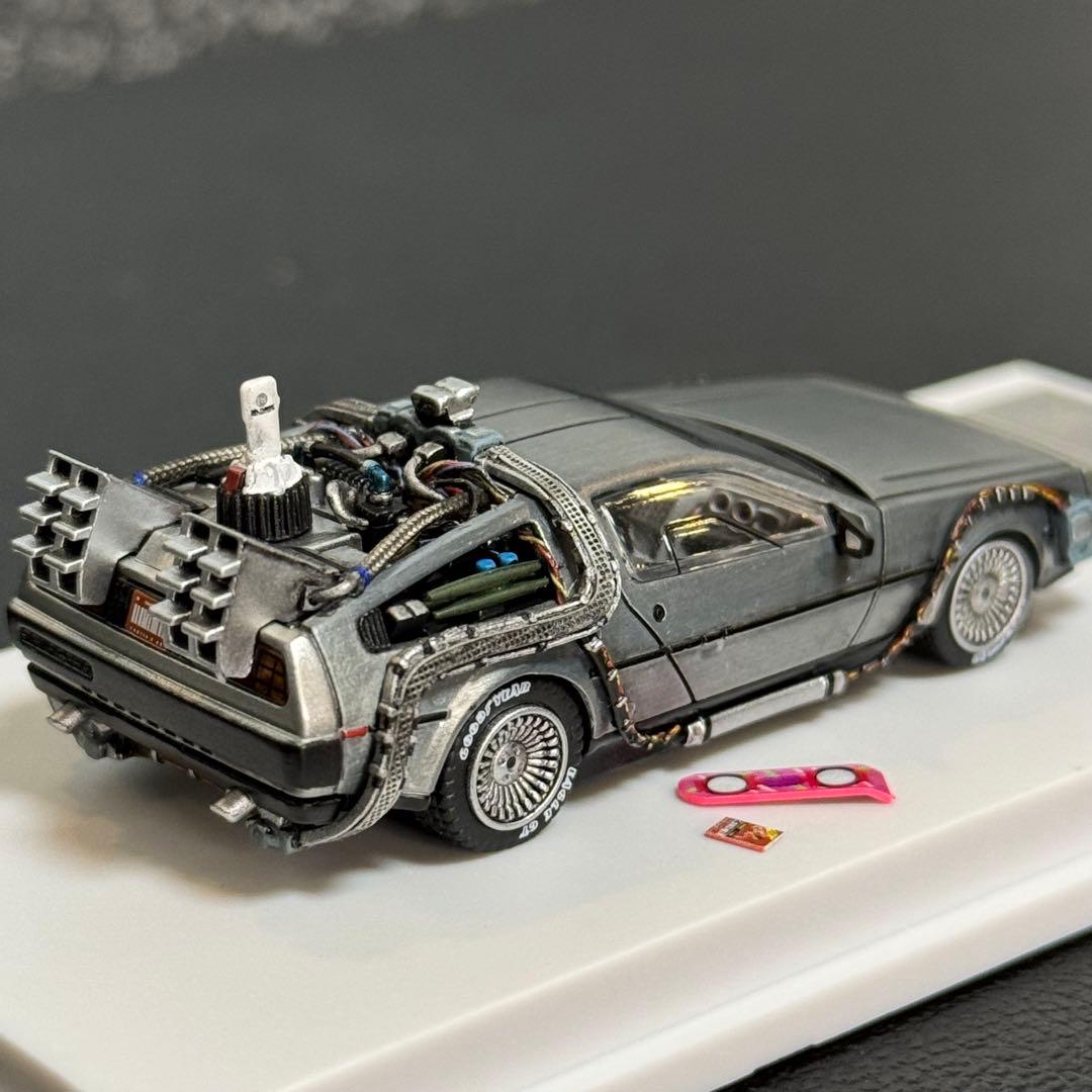 デロリアン Ⅱ カスタム品 1/64 MJモデル バックトゥザフューチャー②